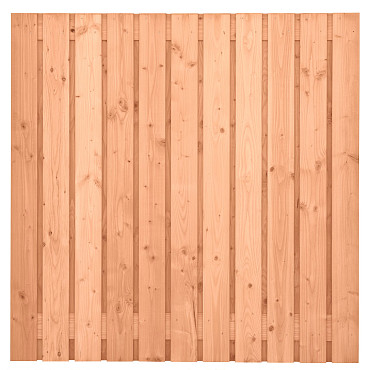 Tuinscherm Harz geschaafd onbehandeld Douglashout 23-planks 180x180 cm