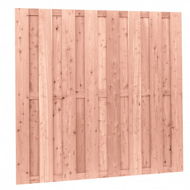 Douglas Tuinscherm 15-planks 180x180 cm, fijnbezaagd