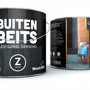 Douglas Buiten Beits, 2,5 liter, zwart RAL9005