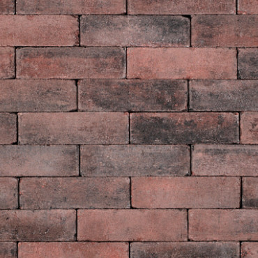 Restpartij Zwanenburg: ca. 8,5m2 Antieke trommel Dikformaat 6 cm rood/zwart