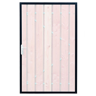 Luxe stalen kader t.b.v.. tuindeur 90, 100 en 110 cm.