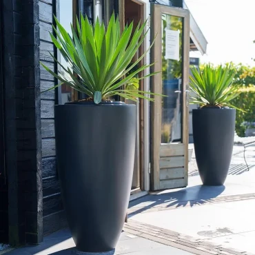 Plantenbak Canna met bodem polyester Ø80x100 cm