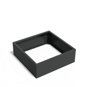 Plantenbak Carrez Connect zonder bodem gecoat staal 120x120x40 cm