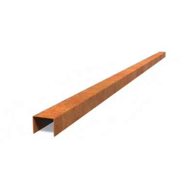 Overzetprofiel recht Cortenstaal 2 mm 230x6,4x5 cm