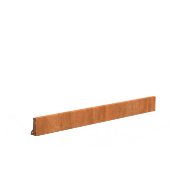 Keerwand recht Cortenstaal 2 mm 200x20 cm
