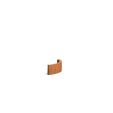 Keerwand buitenbocht Cortenstaal 2 mm 50x50x20 cm