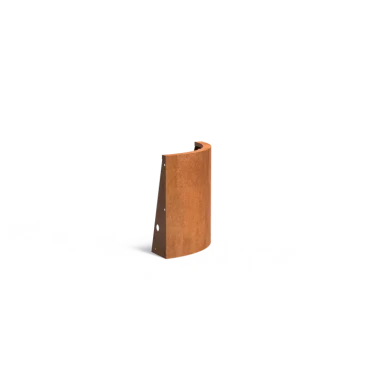 Keerwand buitenbocht Cortenstaal 3 mm 50x50x60 cm