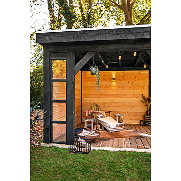 Stoel Relax geolied hardhout 75x89x93 cm