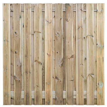 Tuinscherm Haaksbergen geschaafd geïmpregneerd grenen 21-planks, 180x180 cm