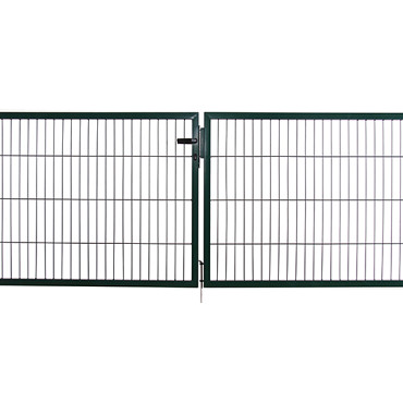 Metalen Tuinpoort Dubbel 300x200 cm Antraciet