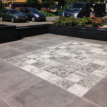 Restpartij Almere: 8.63m2 Designo Mosaic 60x60x3 cm Grey