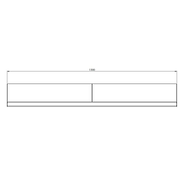 Cortenstaal keerwand recht 150x20x30 cm