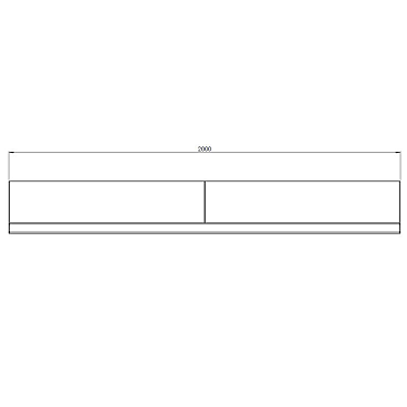 Gepoedercoat staal keerwand recht 200x20x30 cm antraciet grijs