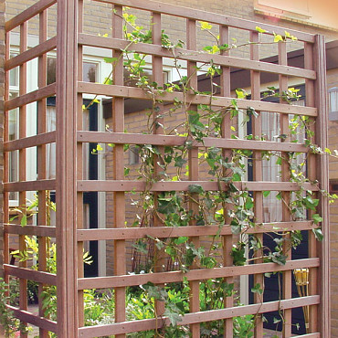 Hardhouten Trellis 60x180 cm Geschaafd, recht