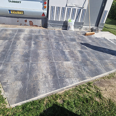 Budget Terrastegel 60x60x4 cm Icey Blue