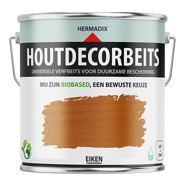 Houtdecorbeits Transparant Eiken - 2500 ml