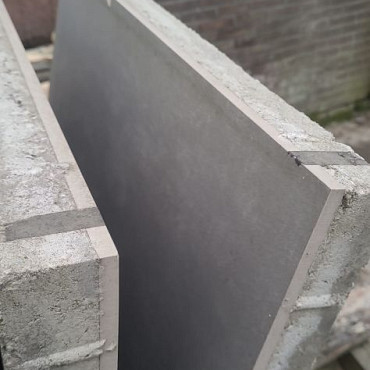 Restpartij Edam: 13,68 m2 Kera Twice Cerabeton 60x60x5 cm Cendre