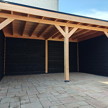 JWOODS Buitenverblijf 500x300cm, Geschaafd