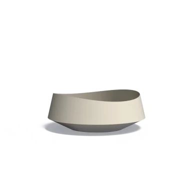 Plantenbak Velis aluminium Ø120x45 cm coated