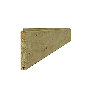 Betowood Schermdeel Vuren 224x185 cm, Geïmpregneerd