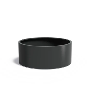 Plantenbak Circum met bodem aluminium Ø150x60 cm