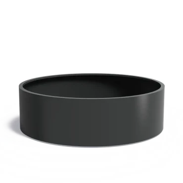 Plantenbak Circum met bodem aluminium Ø200x60 cm