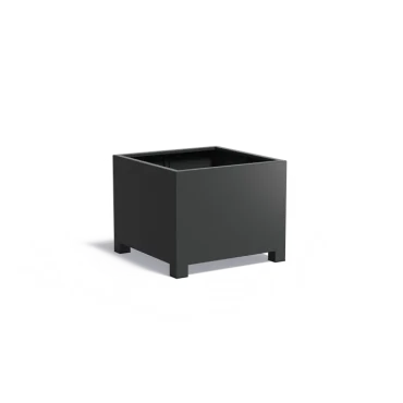 Plantenbak Carrez met poten aluminium 100x100x80 cm
