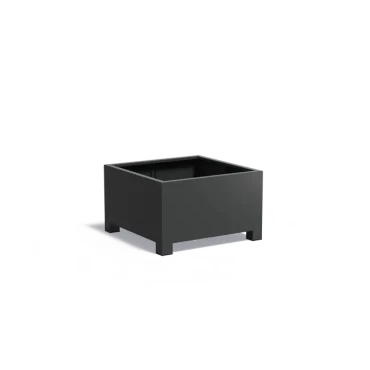Plantenbak Carrez met poten aluminium 100x100x60 cm