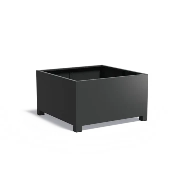 Plantenbak Carrez met poten aluminium 140x140x80 cm