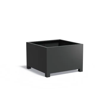 Plantenbak Carrez met poten aluminium 120x120x800 cm
