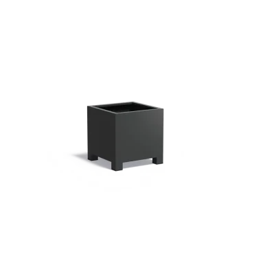 Plantenbak Carrez met poten aluminium 70x70x70 cm
