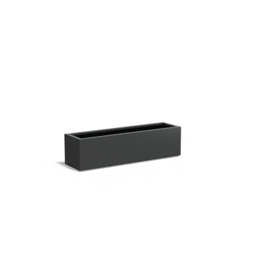 Plantenbak Carrez met bodem aluminium 150x40x40 cm