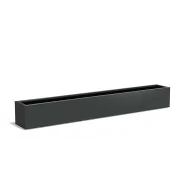 Plantenbak Carrez met bodem aluminium 300x40x40 cm