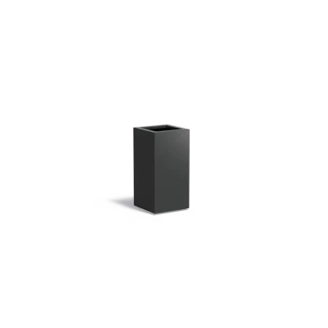 Plantenbak Carrez met bodem aluminium 40x40x80 cm