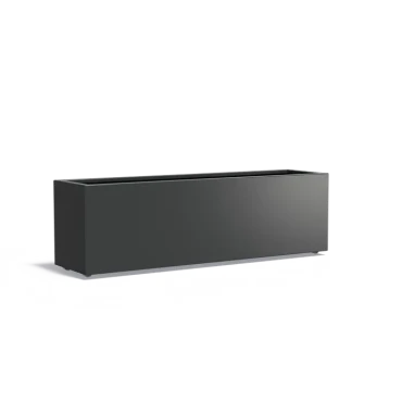Plantenbak Carrez met wielen aluminium 200x50x60 cm