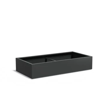 Plantenbak Carrez met bodem aluminium 200x100x40 cm