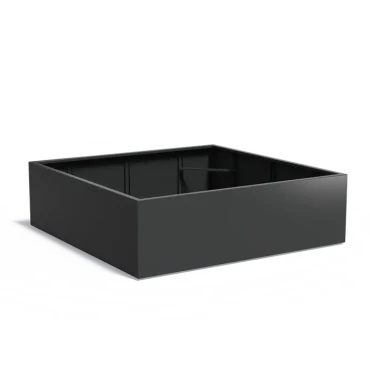 Plantenbak Carrez met bodem aluminium 200x200x60 cm
