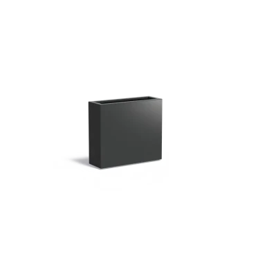 Plantenbak Carrez met bodem aluminium 90x30x80 cm