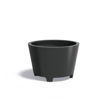 Plantenbak Conic met poten aluminium Ø120x80 cm