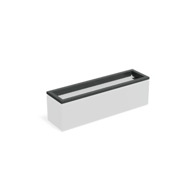 Carrez in-lite Ready aluminium opzetrand voor verlichting 150x40x9,1 cm