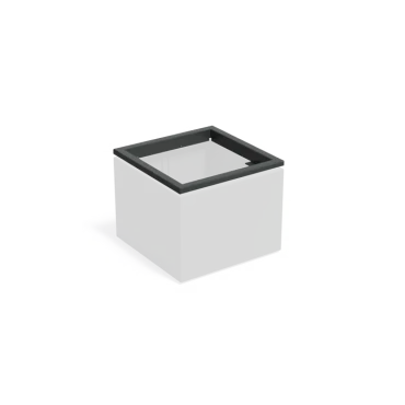 Carrez in-lite Ready aluminium opzetrand voor verlichtng 80x80x9,1 cm