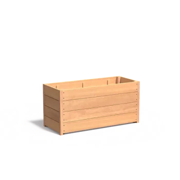 Plantenbak Carrez met bodem hardhout 120x50x57,4 cm
