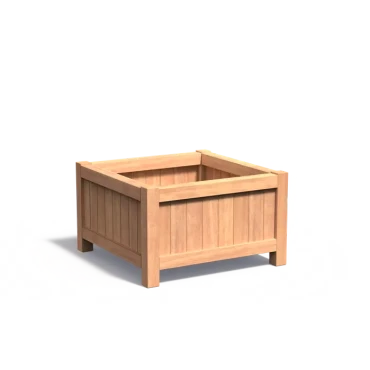 Plantenbak Valencia hardhout 100x100x60 cm