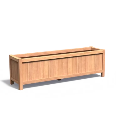 Plantenbak Valencia hardhout 200x50x60 cm