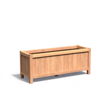 Plantenbak Valencia hardhout 150x50x60 cm