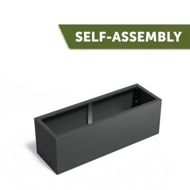 Plantenbak Carrez Connect zonder bodem gecoat staal 150x50x50 cm