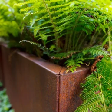 Plantenbak Carrez Connect zonder bodem cortenstaal 150x40x80 cm