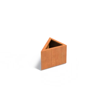 Plantenbak Triangle cortenstaal 60x60x40 cm