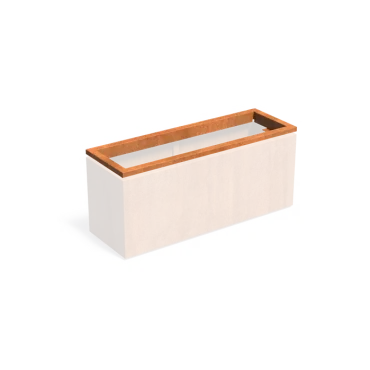 Carrez in-lite Ready cortenstaal opzetrand voor verlichting 150x50x8,9 cm
