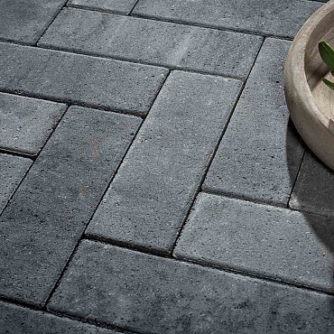 Longstone Opritsteen 10,5x31,5x7 cm Grijs/Zwart gemeleerd